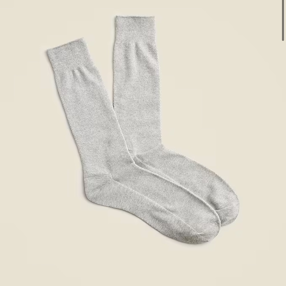 J.Crew Cotton-blend piqué socks
